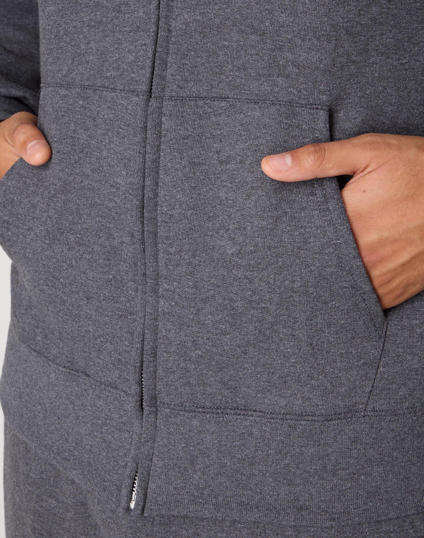 Hanes Ultimate Men's Full-Zip Heavyweight Fleece Hoodie