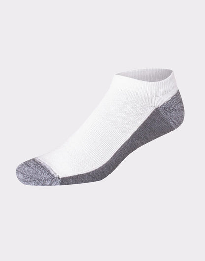 Hanes Men's Cushioned No Show Socks, X-Temp, 12-Pairs