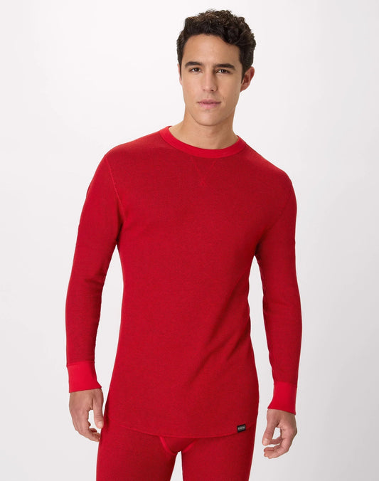Hanes Men's Long-Sleeve Thermal Shirt, Reversible, Crewneck