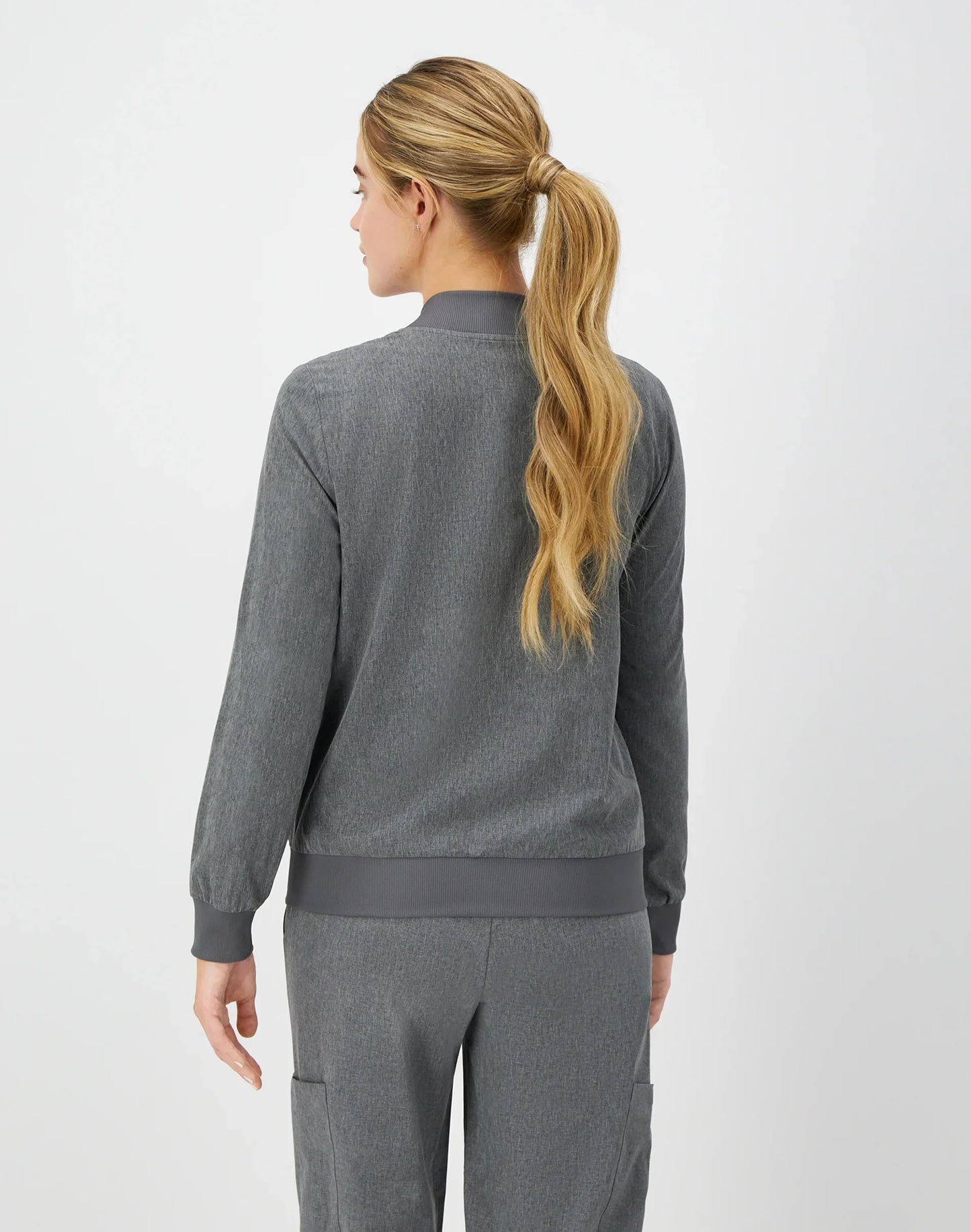 Hanes Comfort Fit Scrubs Women's Scrub Bomber Jacket