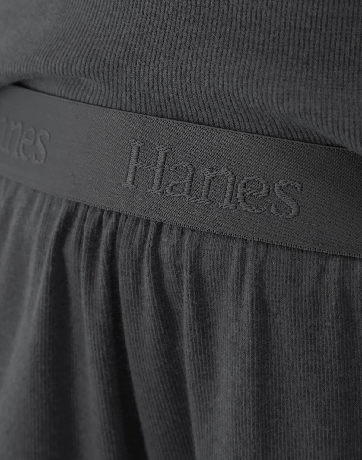 Hanes Originals Women&rsquo;s SuperSoft Comfywear Rib Sleep Shorts