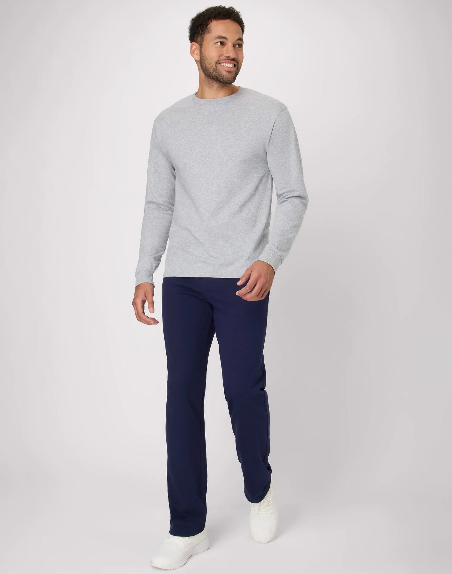 Hanes Essentials Men's Cotton Jersey Pants, 32"