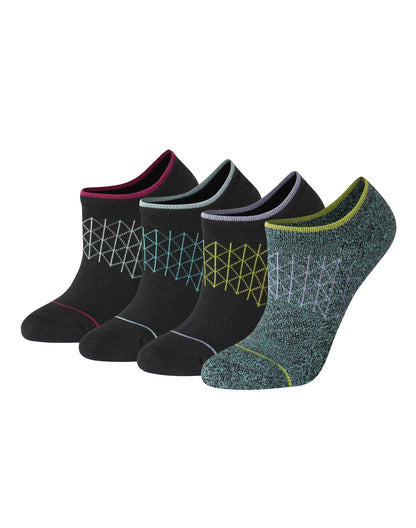 Hanes Absolute Comfort Women's Super No Show Socks Pack, 4-Pairs