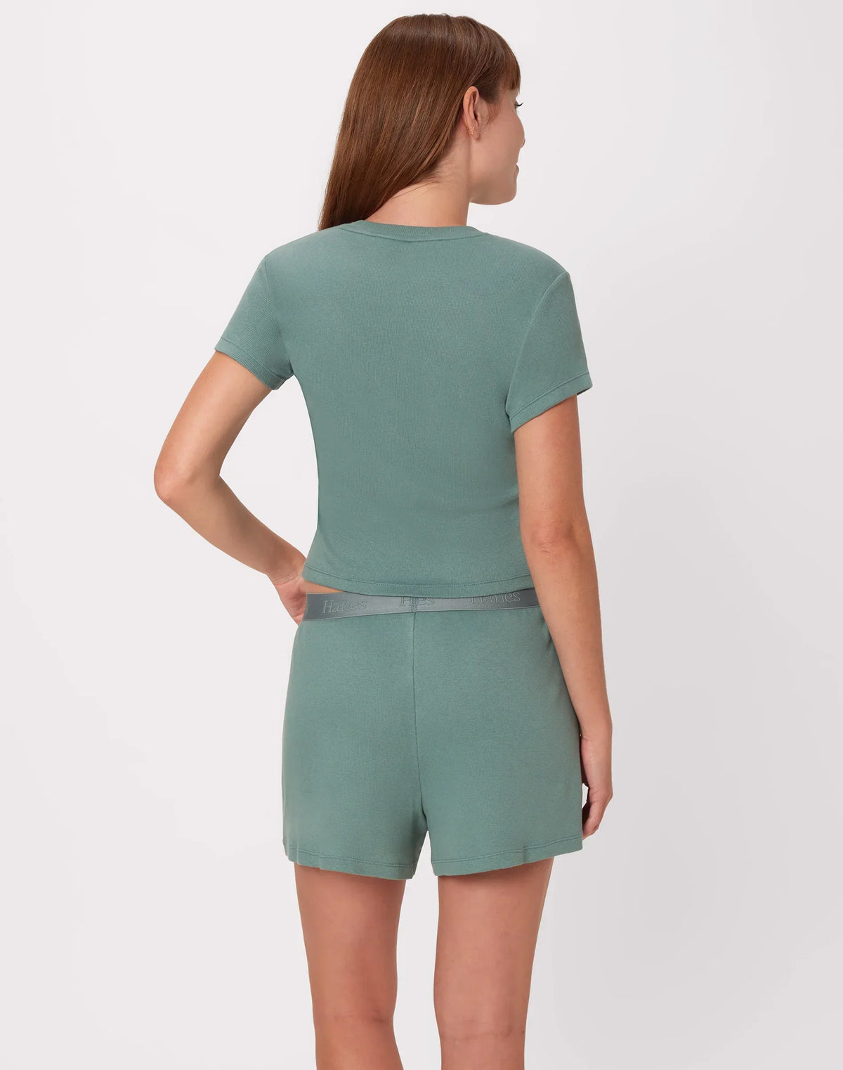 Originals 2-Piece Lounge Set, SuperSoft Cropped Baby Doll Tee & Sleep Shorts Loungewear Set