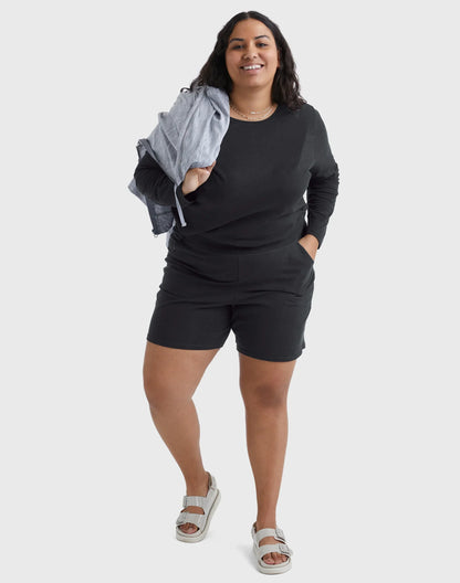 Hanes Just My Size Women's Cotton Jersey Pull-On Shorts, 7" (Plus Size)