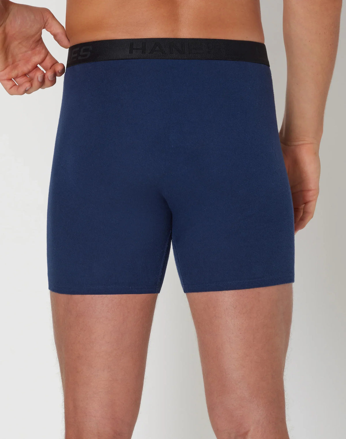 Hanes Ultimate Men&rsquo;s Cotton Boxer Brief Underwear, Comfort Flex Waistband, Assorted, 5-Pack