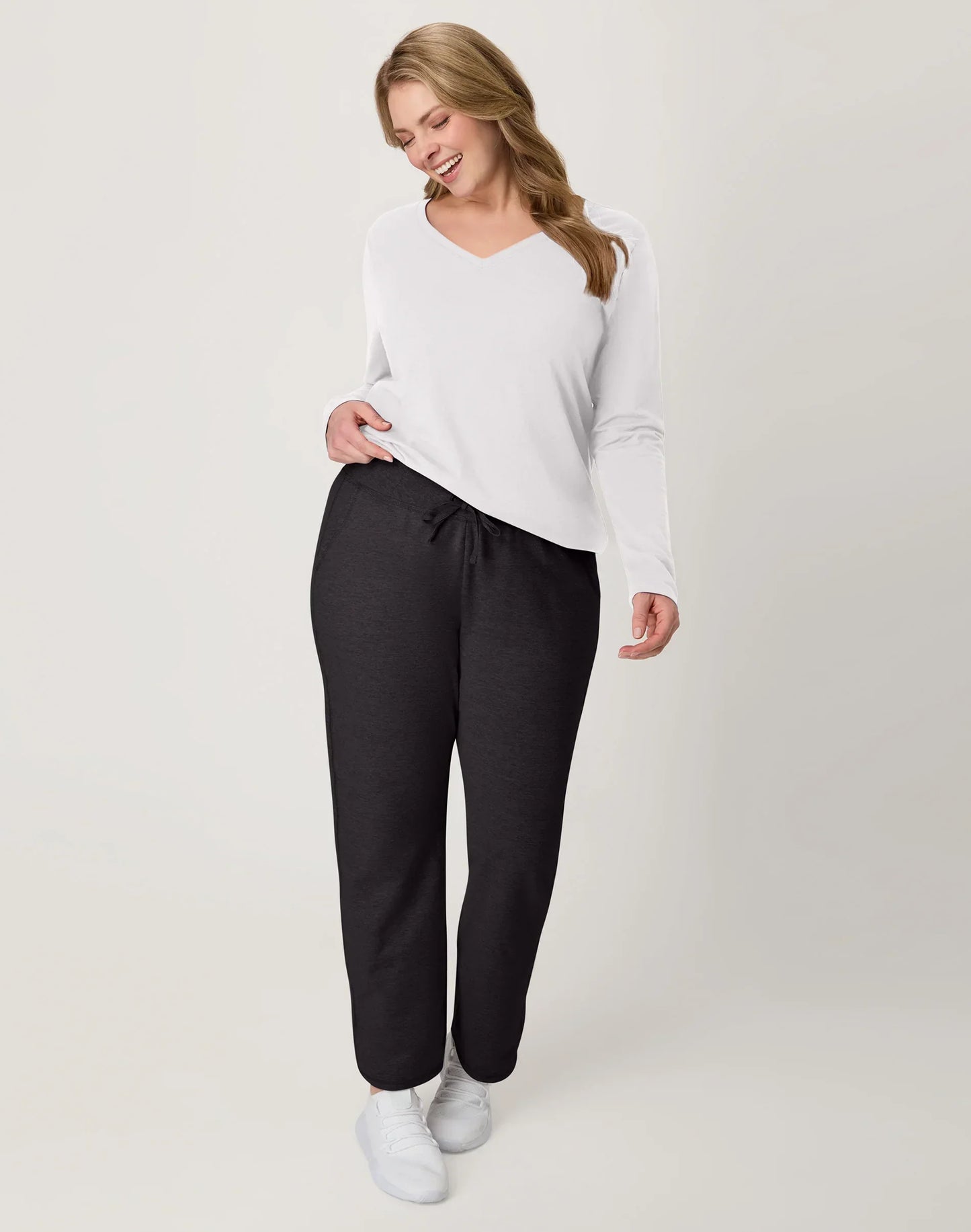 Hanes Women's French Terry Pants with Pockets, 31"