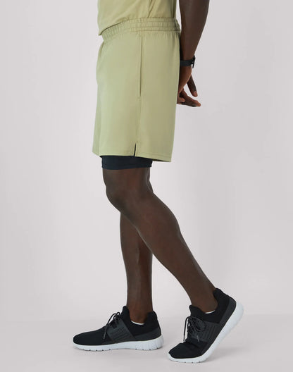 Hanes Moves Men's 2-in-1 Gym Shorts, 5" Inseam