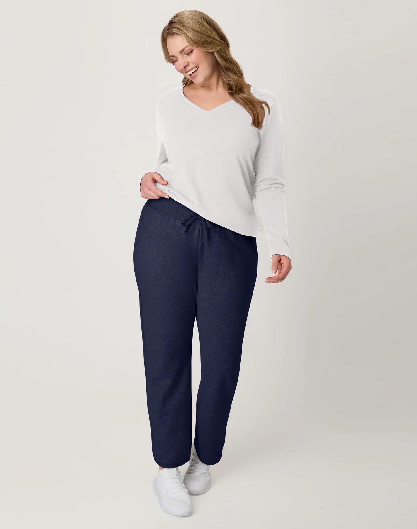 Hanes Women's French Terry Pants with Pockets, 31"