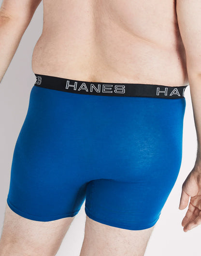 Hanes Ultimate Total Support Pouch Big Men’s Boxer Brief Underwear, Assorted, 3-Pack (Big &amp; Tall Sizes)