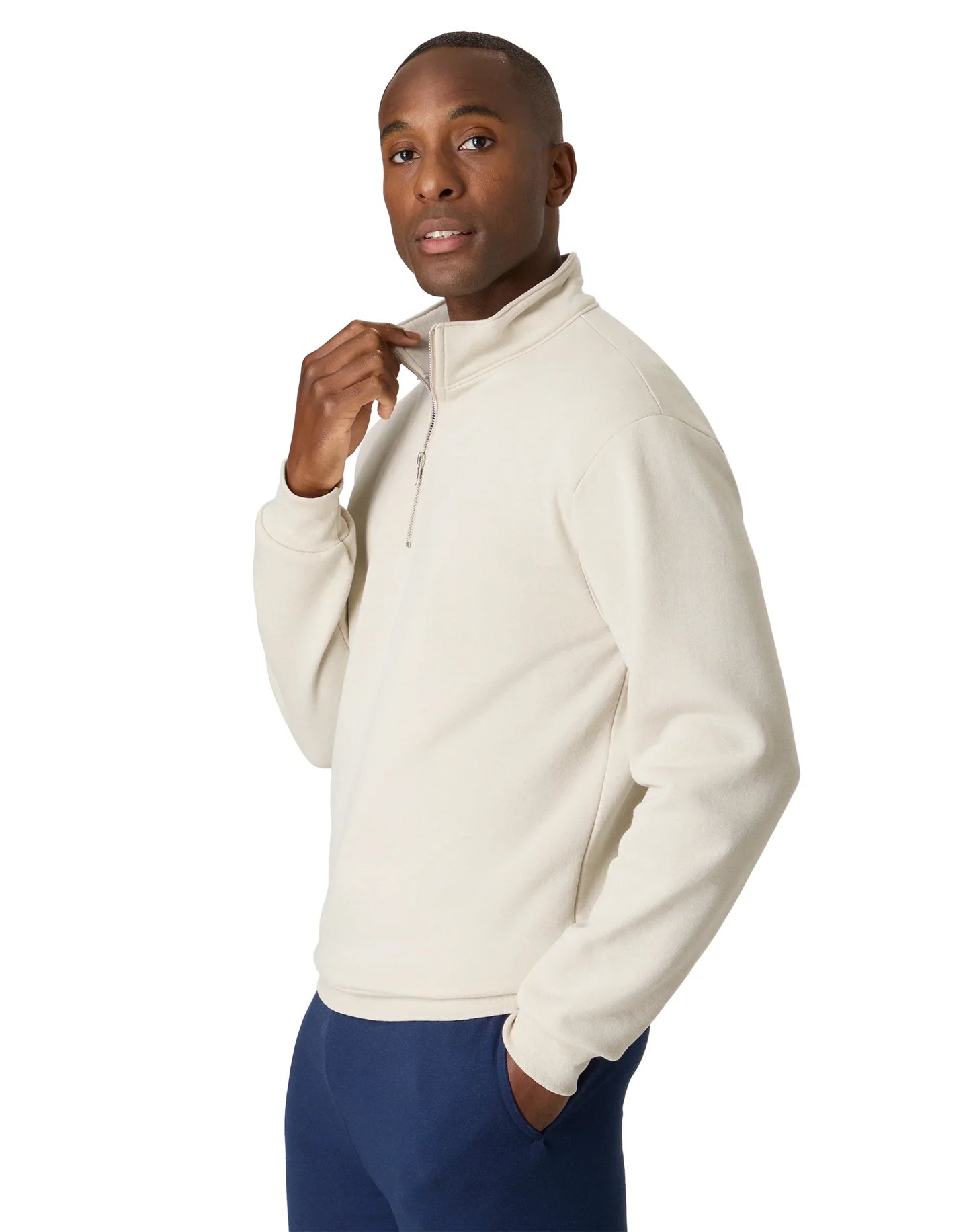 Hanes EcoSmart Men’s Fleece Quarter-Zip Pullover