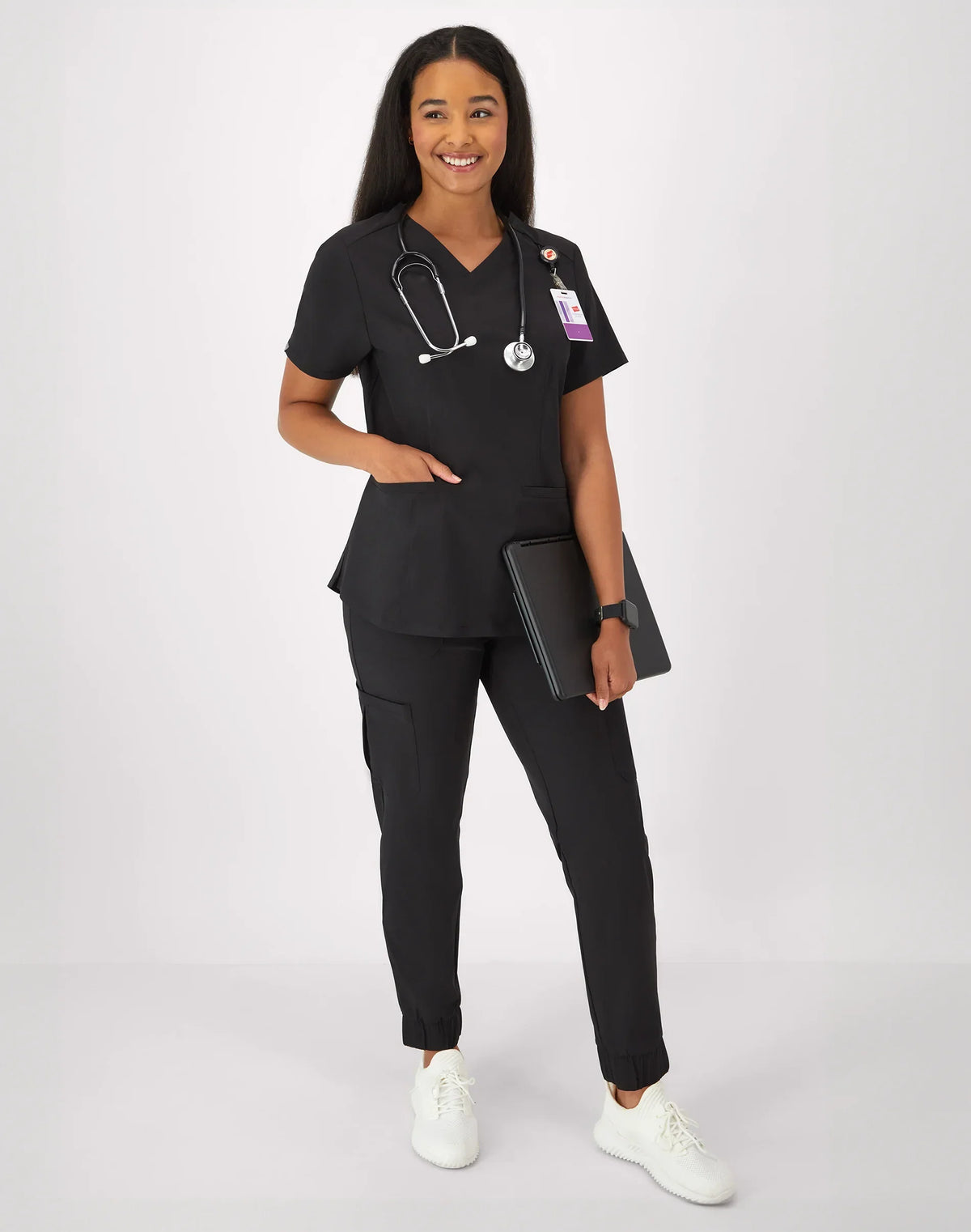 Hanes Comfort Fit Scrubs Women&rsquo;s V-Neck Scrub Top
