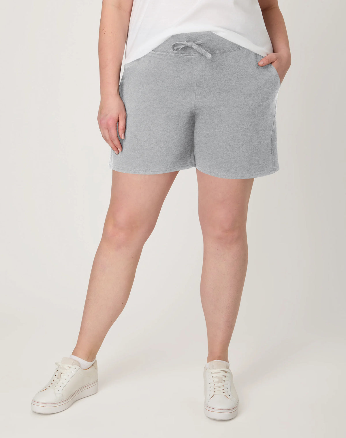 Hanes Women's Jersey Pocket Shorts, 7"