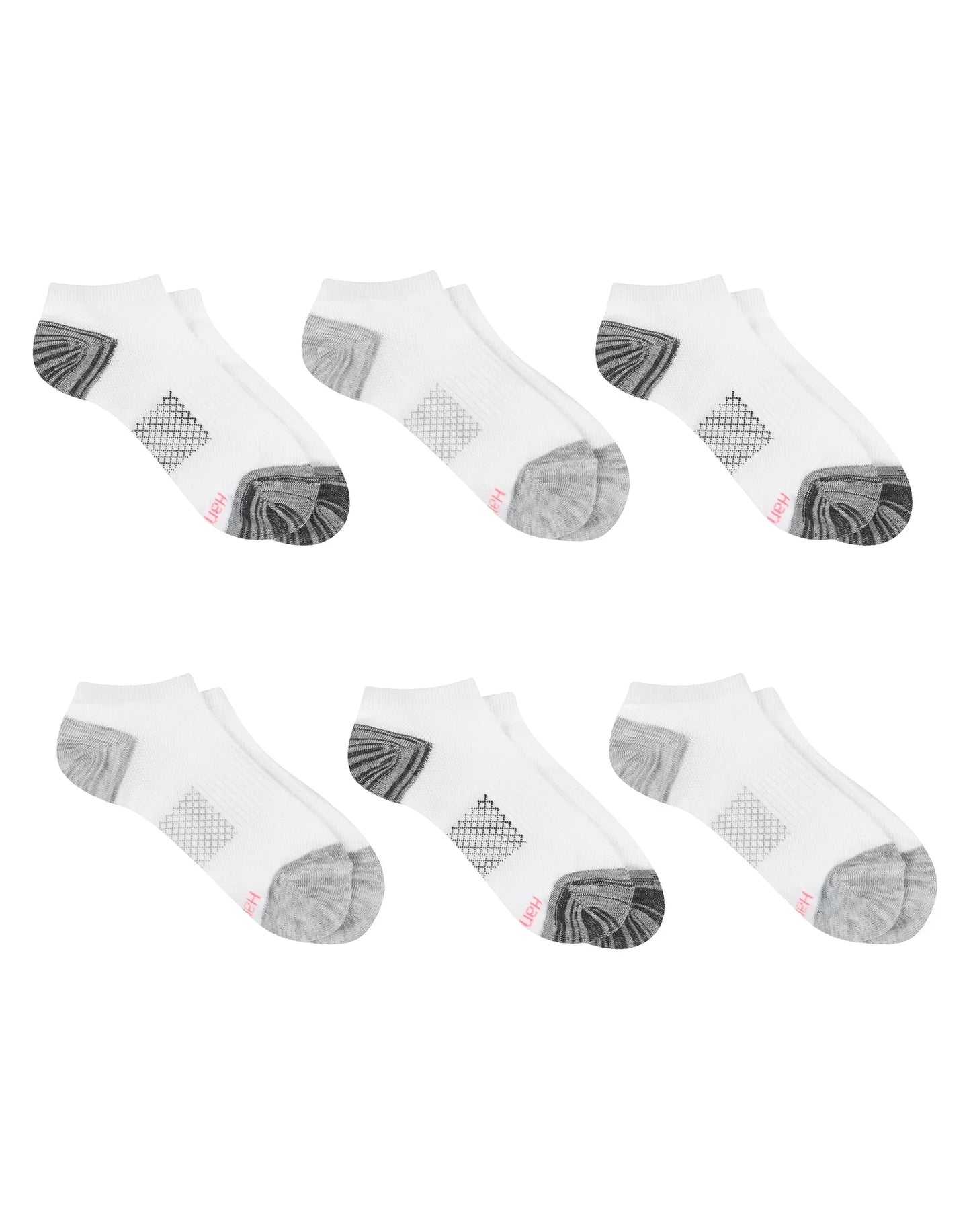 Hanes X-Temp Women's No Show Socks, 6-Pairs