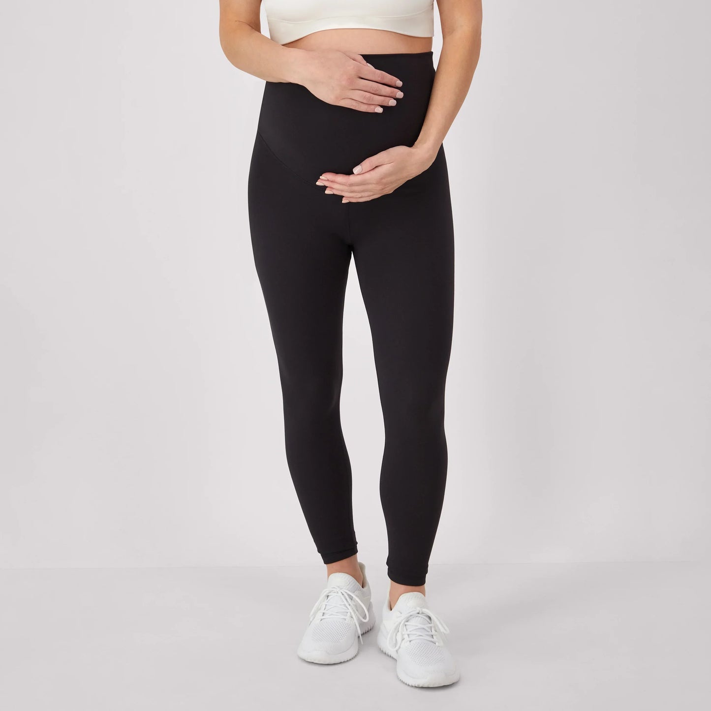 Hanes Maternity Women's Leak Protection 7/8 Leggings, 25" Inseam