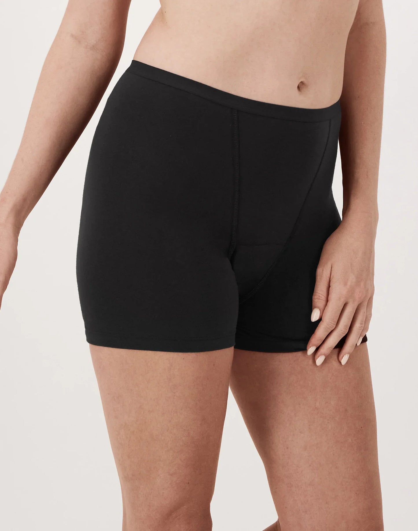 Hanes Comfort, Period. Women's Boxer Brief Period Underwear, Super Leaks, 2-Pack