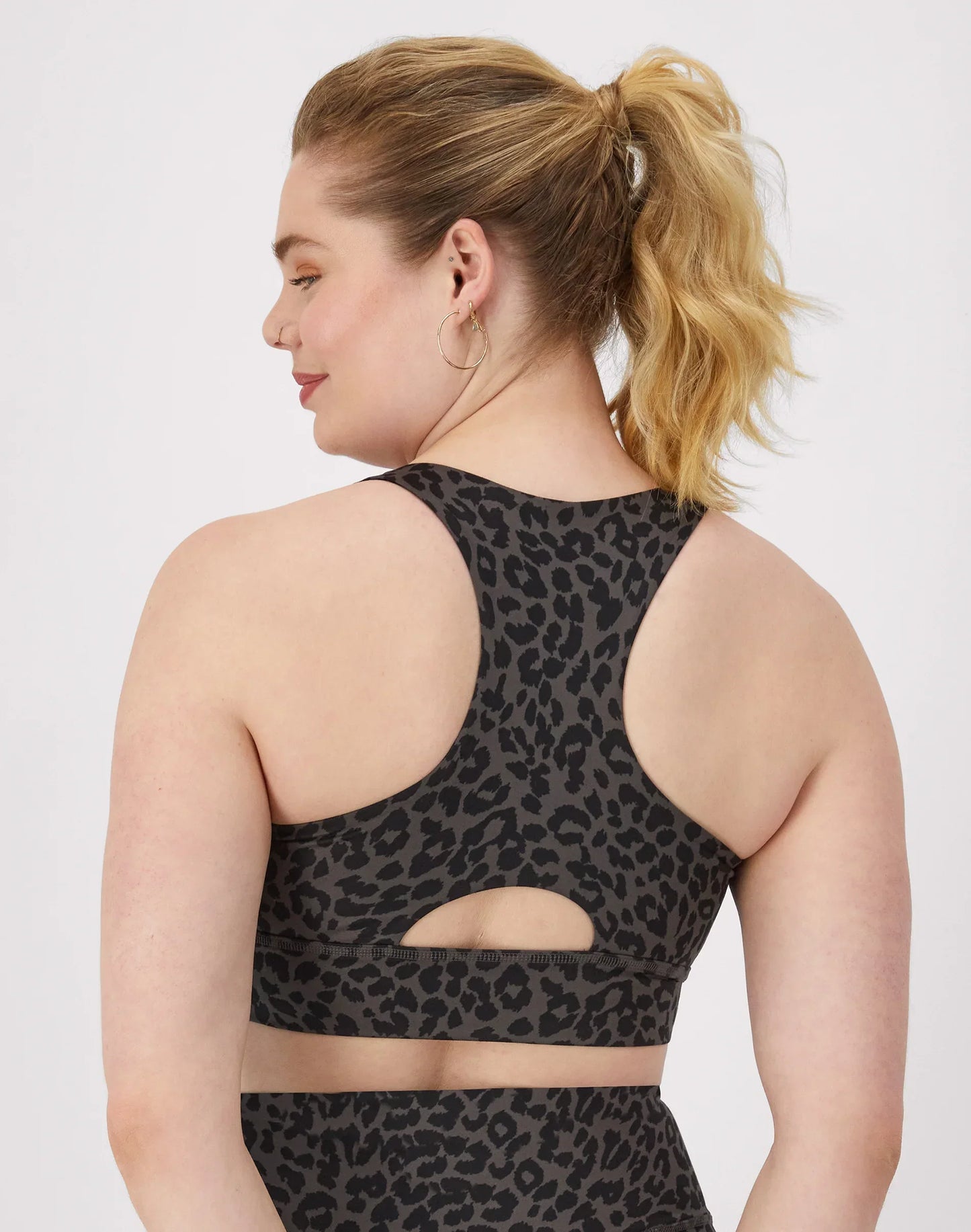 Hanes Moves Women's Crop Sports Bra, Racerback