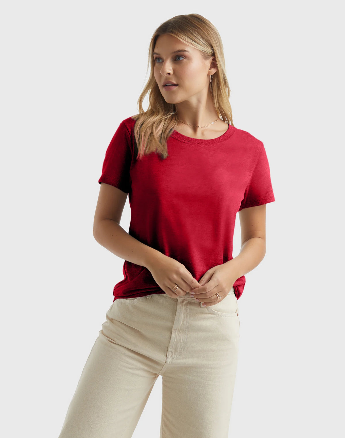 Hanes Perfect-T Women's Cotton Crewneck T-Shirt