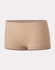 Hanes Girls&rsquo; Tween Underwear Seamless Boyshort Pack, Neutrals, 4-Pack