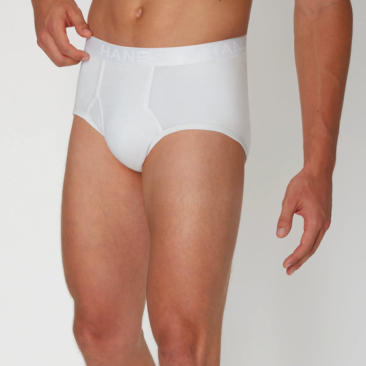 Hanes Men's Underwear Briefs Pack, 7-Pack, Sexy Men's Underwear, Moisture Wicking, White