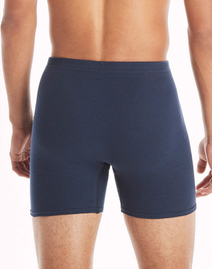 Hanes Men's Boxer Brief Super Value Pack, ComfortSoft Waistband, Assorted Blues, 10-Pack
