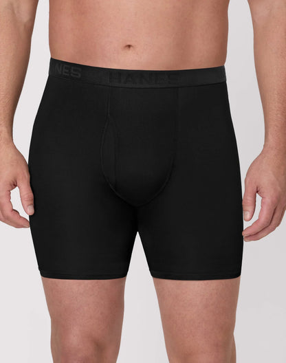 Hanes Men's Underwear Boxer Briefs, 3-Pack, Big Man Ultimate Sport (Big &amp; Tall)