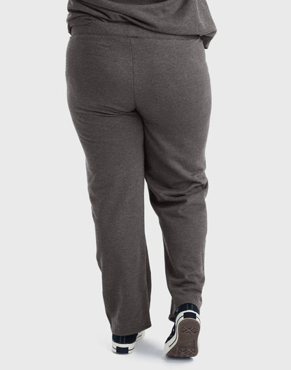 Hanes Just My Size EcoSmart Women's Fleece Sweatpants, Open Leg, 30.5" (Plus Size)