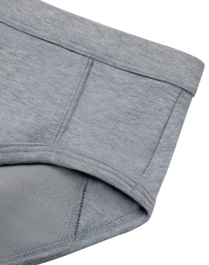 Hanes Girls' Absorbency Underwear Briefs Pack, 3-Pack, Confident Nights, Cotton