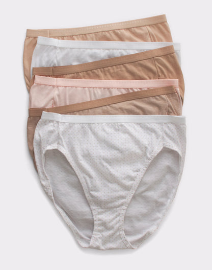 Hanes Ultimate Women's Breathable Hi-Cut Underwear, 6-Pack