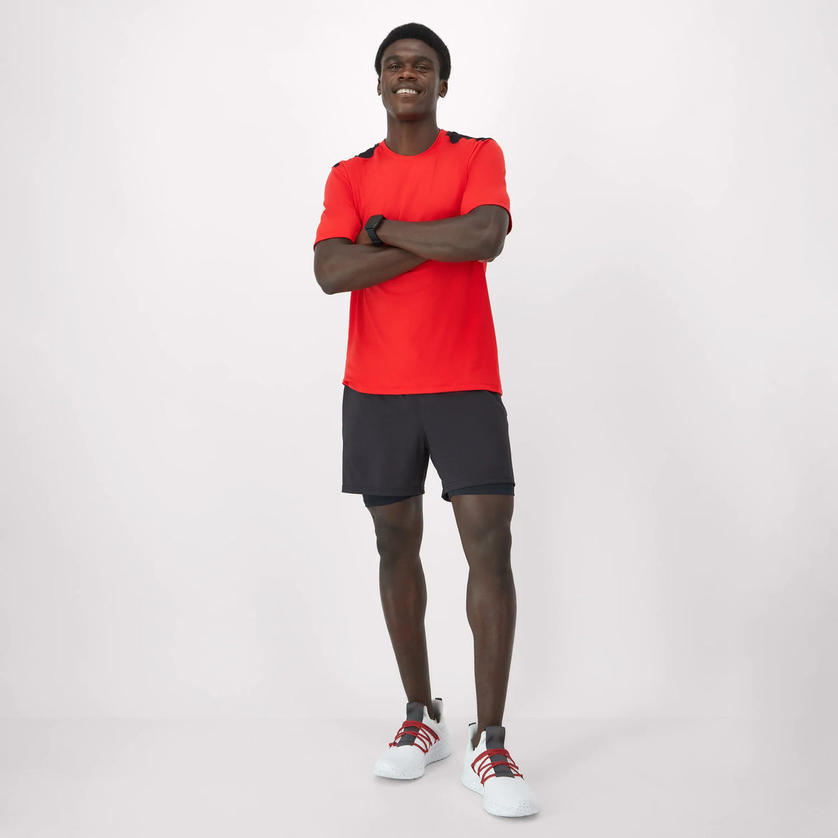 Hanes Moves Men's 2-in-1 Gym Shorts, 5" Inseam