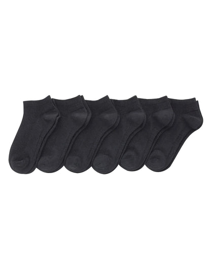 Hanes Originals Women&rsquo;s SuperSoft No Show Socks, 6-Pairs