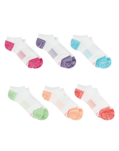 Hanes X-Temp Women's No Show Socks, 6-Pairs