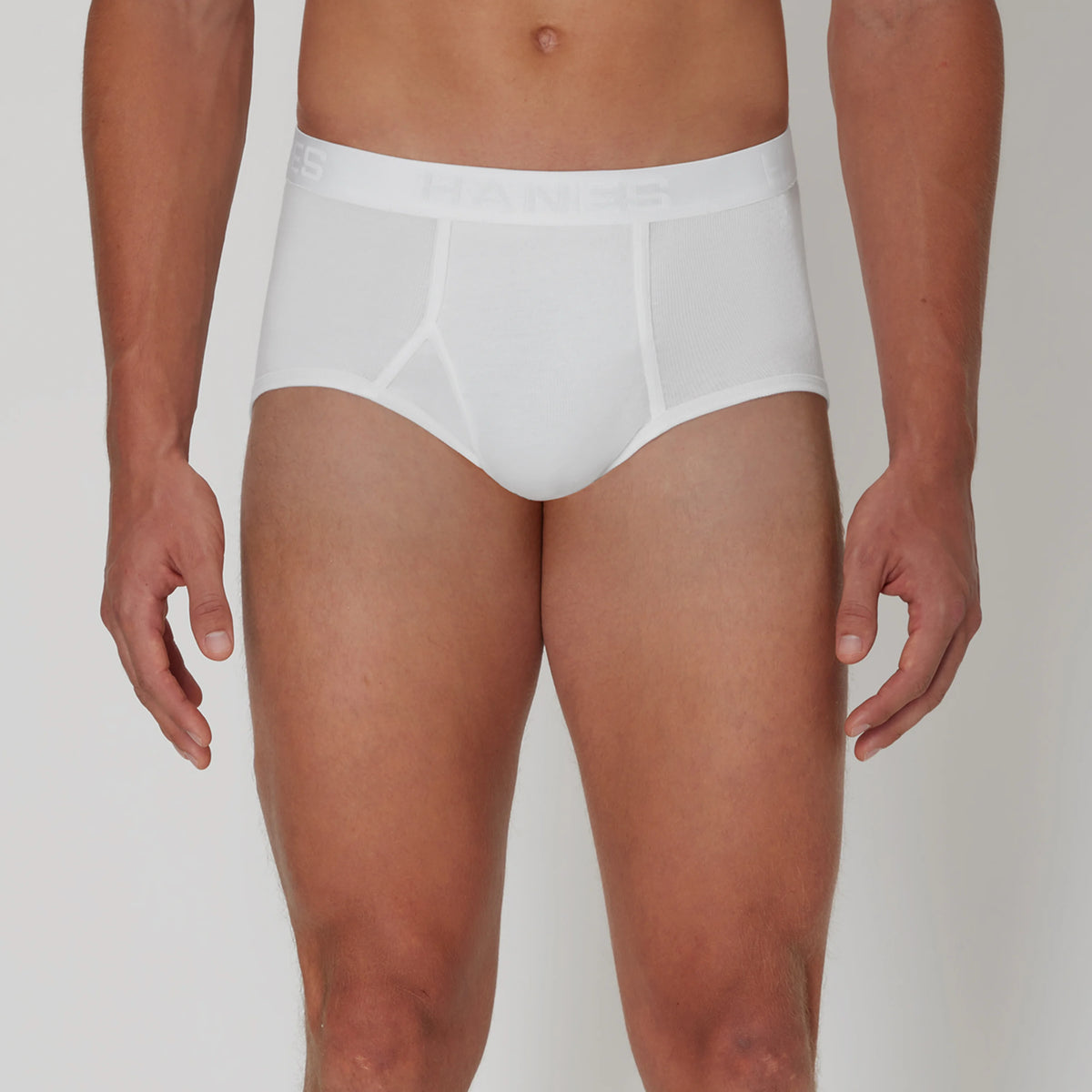 Hanes Men's Underwear Briefs Pack, 7-Pack, Sexy Men's Underwear, Moisture Wicking, White