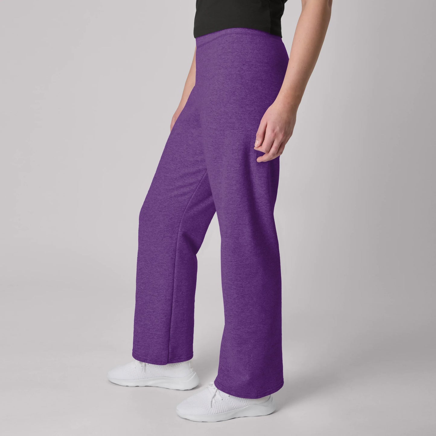 Hanes EcoSmart Women's Fleece Sweatpants with Open Bottom Legs, 30.5"