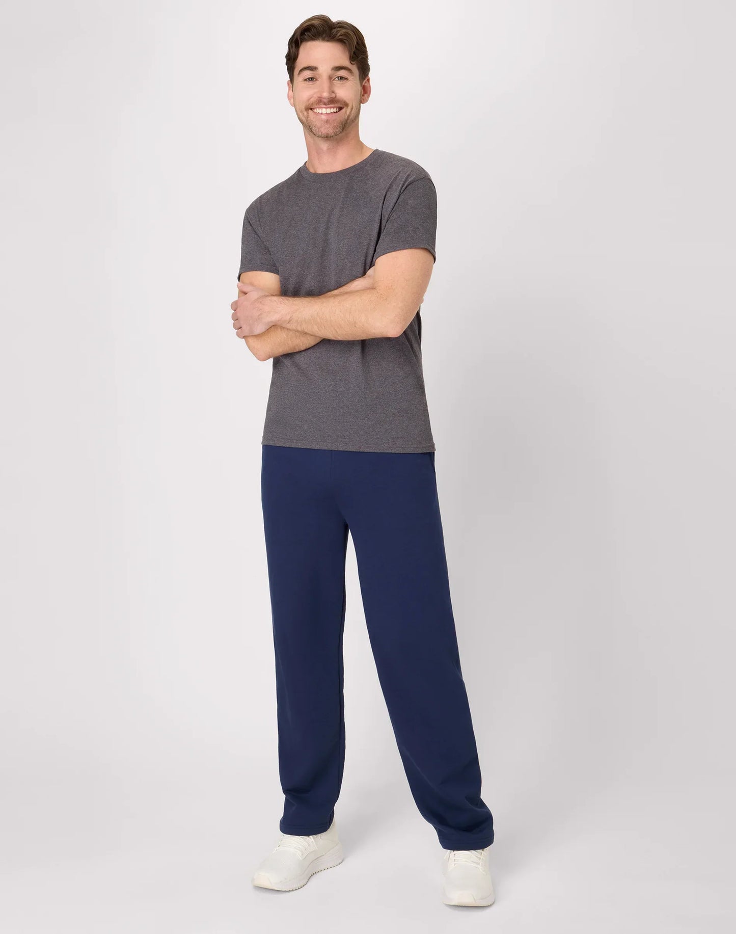 Hanes EcoSmart Men's Fleece Sweatpants with Pockets, 30.5"