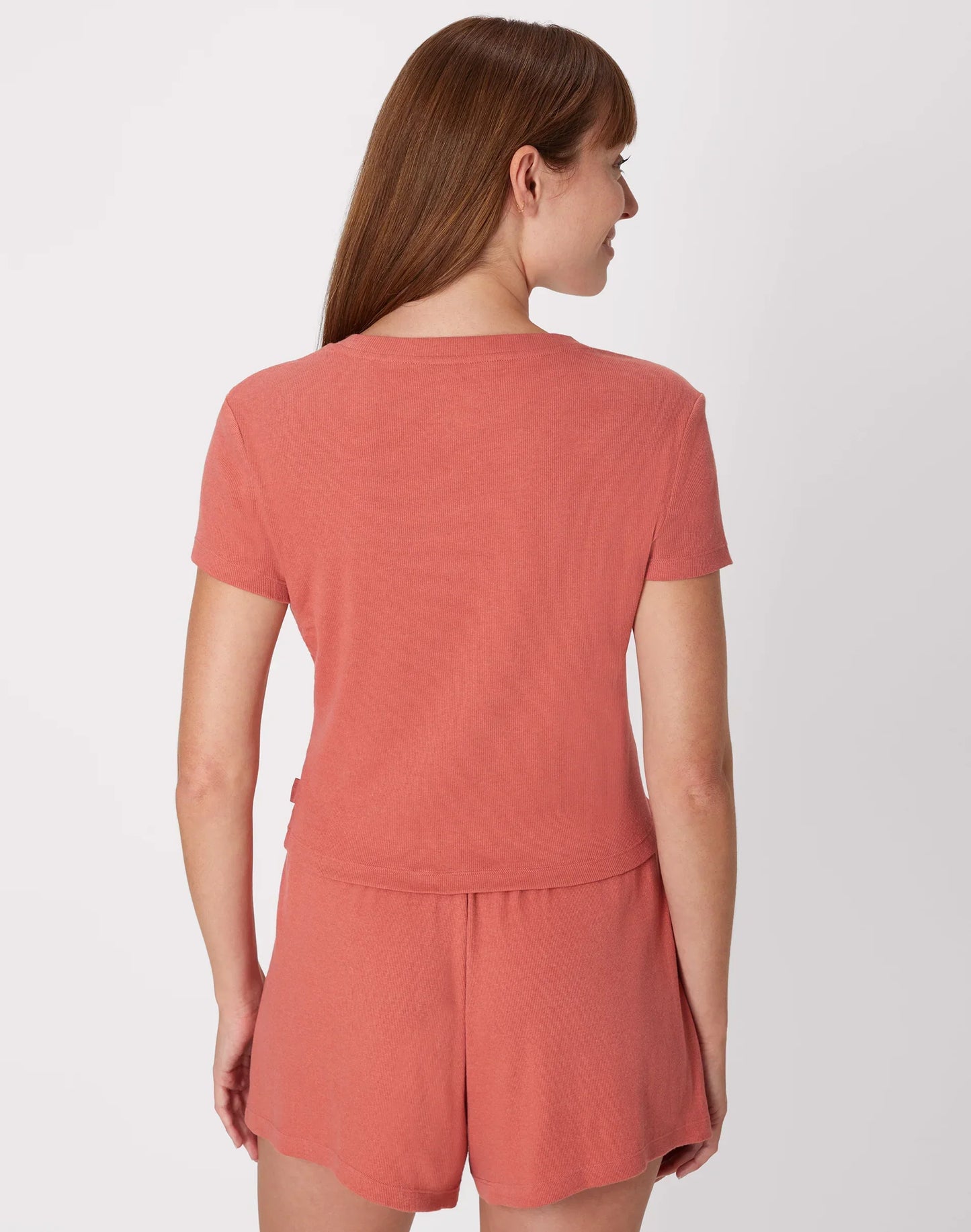 Hanes Originals Women's Supersoft Comfywear Rib Baby Doll Tee