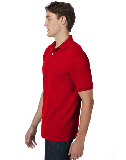 Hanes EcoSmart Men's Polo Shirt (Big &amp; Tall Sizes Available)