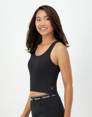 Hanes Originals Comfywear Women's Rib Crop Tank