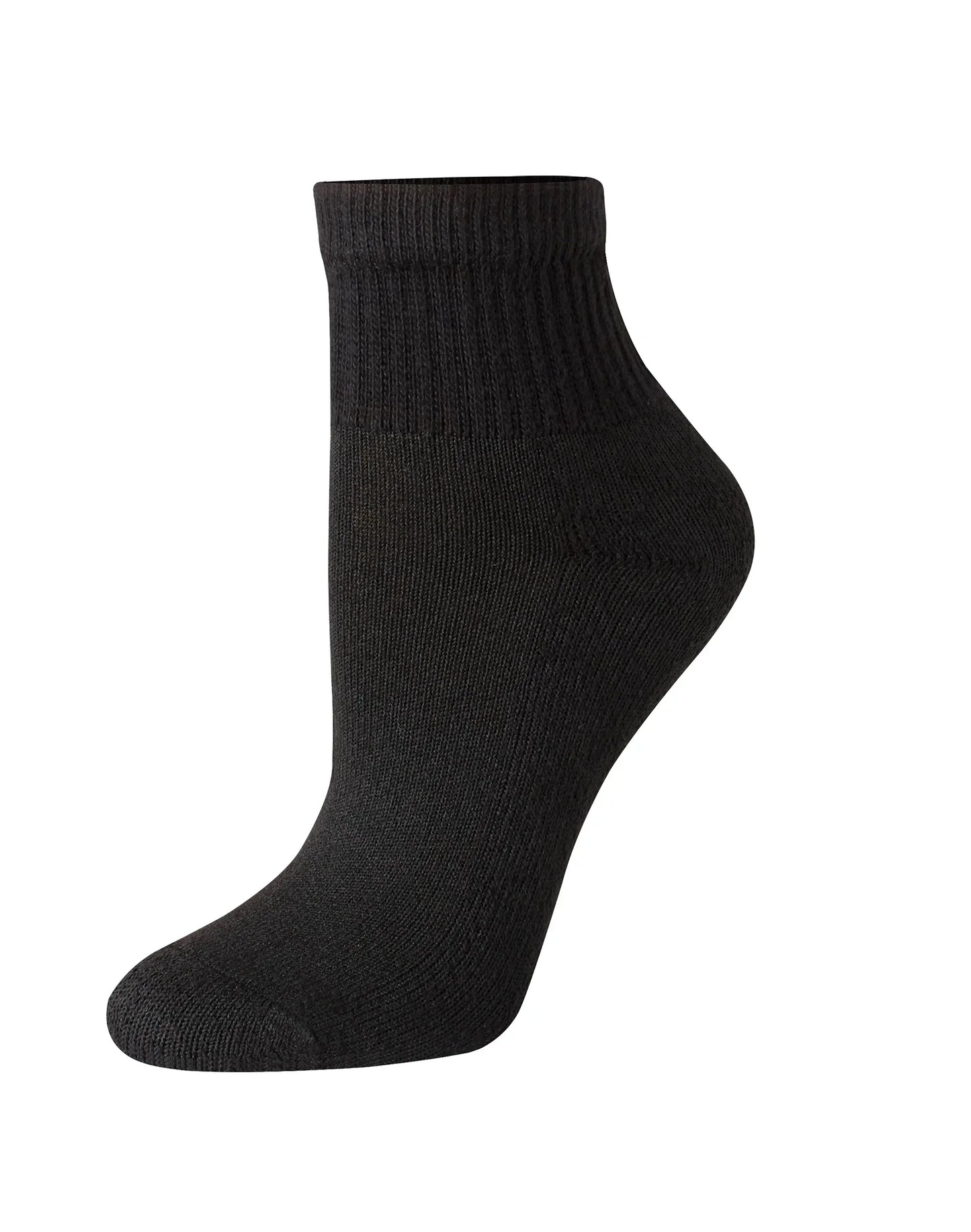 Hanes Women's Ankle Socks, Moisture-Wicking, 6-Pairs