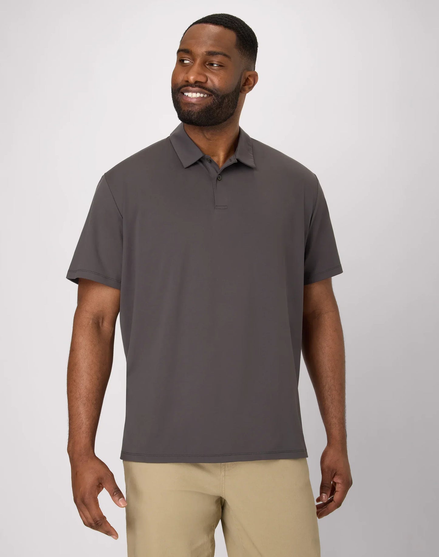 Hanes Moves Men's Short Sleeve Performance Polo