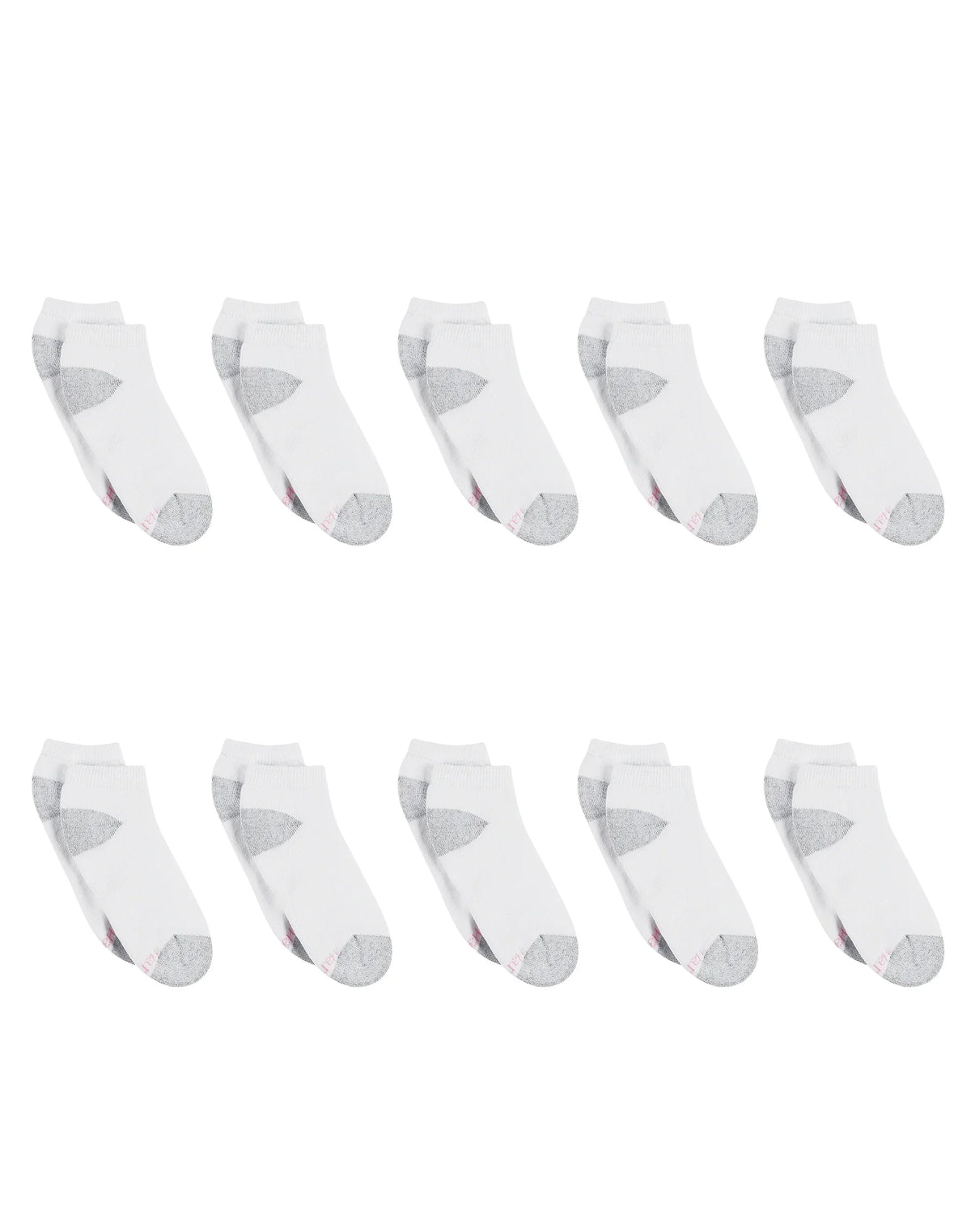 Hanes Women's Athletic Low Cut Socks, Full Sole Cushion, 10-Pairs