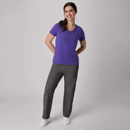 Hanes EcoSmart Women's Fleece Sweatpants with Open Bottom Legs, 30.5"