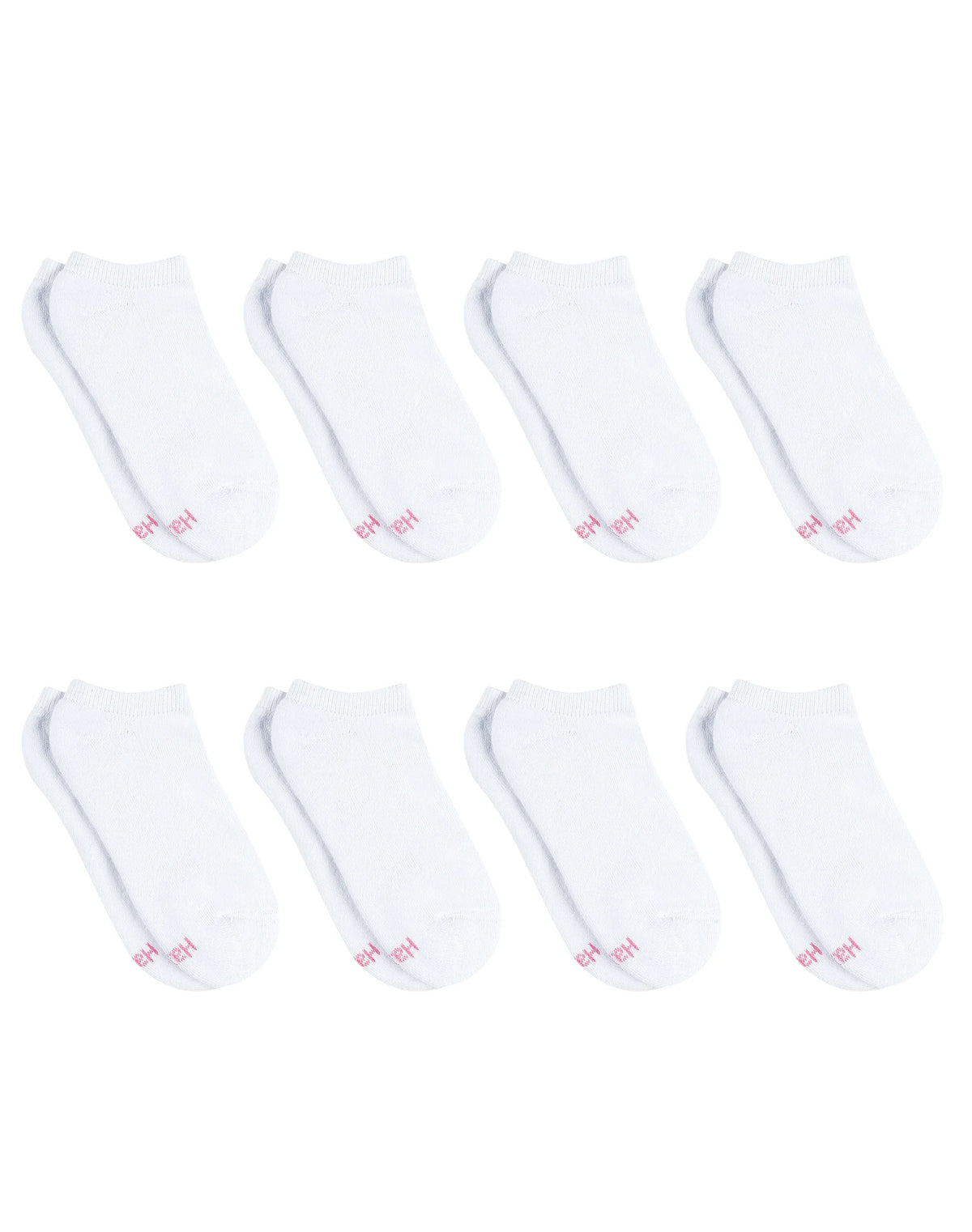 Hanes Ultimate Women's No Show Socks Pack, Cushioned, 8-Pairs