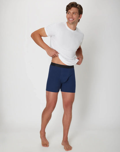 Hanes Ultimate Men&rsquo;s Cotton Boxer Brief Underwear, Comfort Flex Waistband, Assorted, 5-Pack
