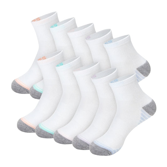 Hanes Moves X-Temp Women&rsquo;s Ankle Socks, 10-Pairs, Shoe Sizes 8-12