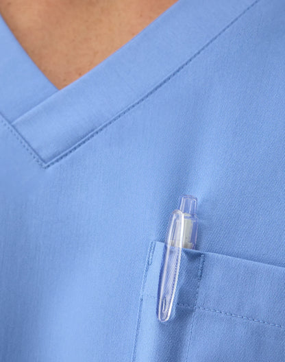 Hanes Comfort Fit Scrubs Men's V-Neck Scrub Top