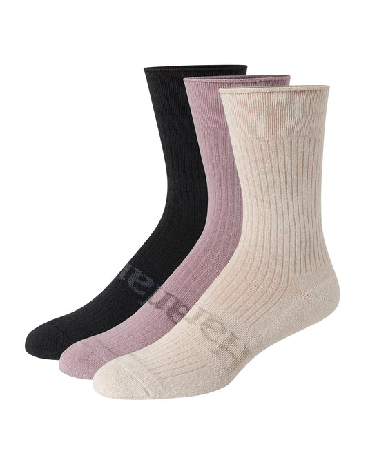 Hanes Originals Men&rsquo;s Crew Socks Pack, 3-Pairs, SuperSoft