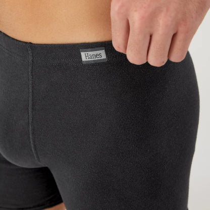 Hanes ComfortSoft Men's Cotton Boxer Brief Underwear, Moisture Wicking, 6-Pack