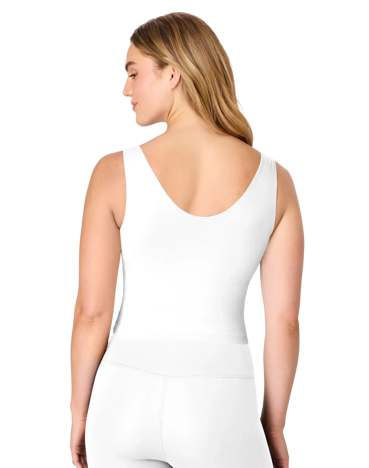 Hanes CoolDRI Women's Crop Tank with Built-in Shelf Bra, 3-Pack