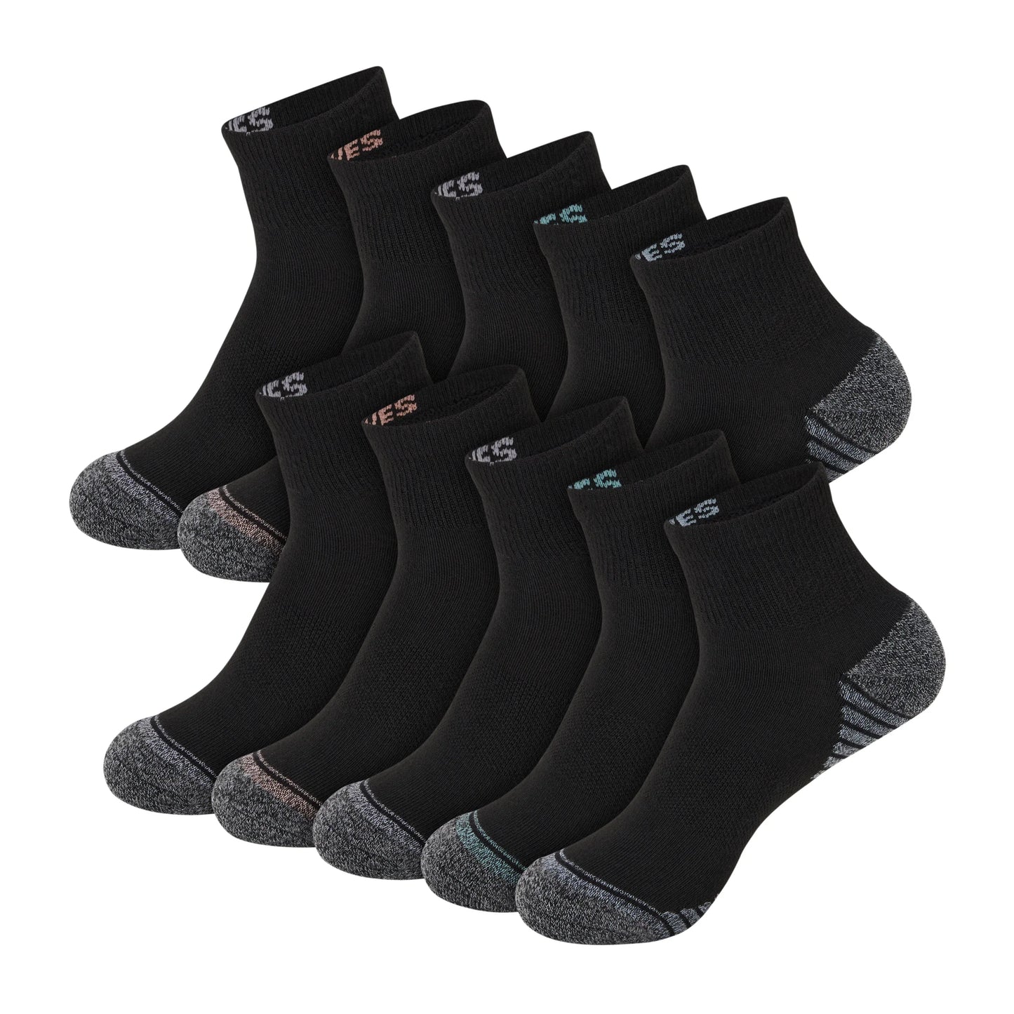 Hanes Moves X-Temp Women&rsquo;s Ankle Socks, 10-Pairs, Shoe Sizes 5-9